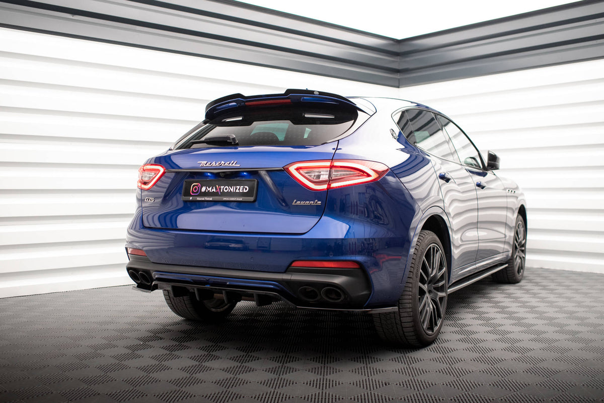 Heckspoiler Lippe Maserati Levante Mk1 schwarz Hochglanz – Ansicht 3