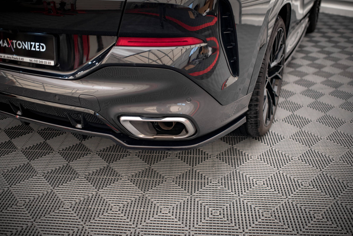 Street+ Mittlerer Diffusor RACE V.2 passend für BMW X6 M-Paket G06 schwarz Hochglanz – Ansicht 1