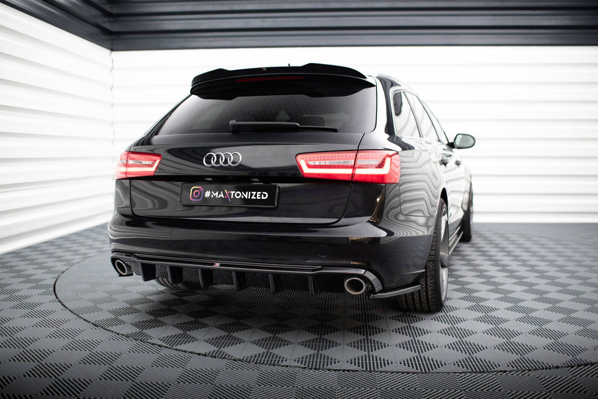 Diffusor Heck Ansatz passend für Audi A6 Limousine / Avant C7 – Ansicht 1