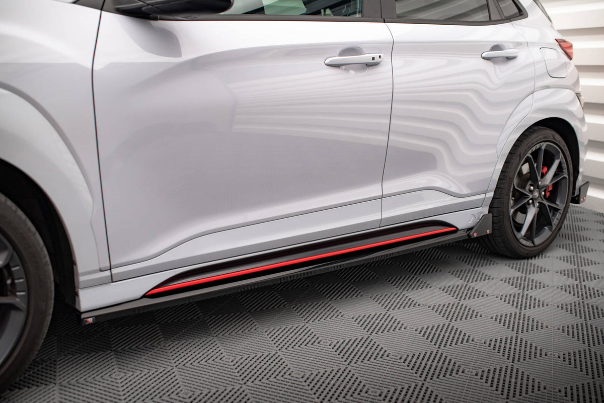 Street+ Seitenschweller Leisten passend für V.1 + Flaps passend für Hyundai Kona N Mk1 – Ansicht 4