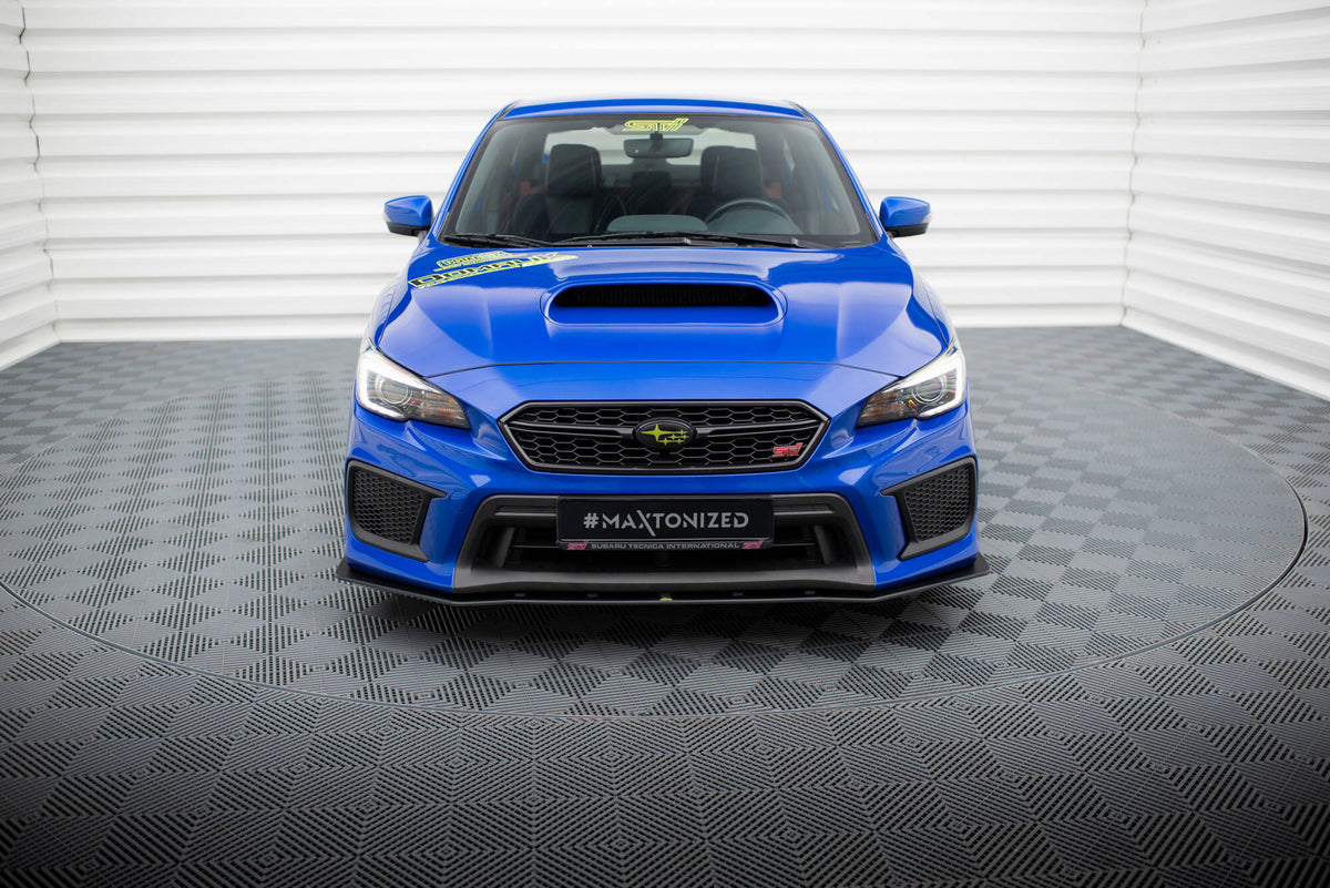 Street Pro Street+ Spoilerlippe Front Ansatz passend für Subaru WRX STI Mk1 Facelift – Ansicht 1