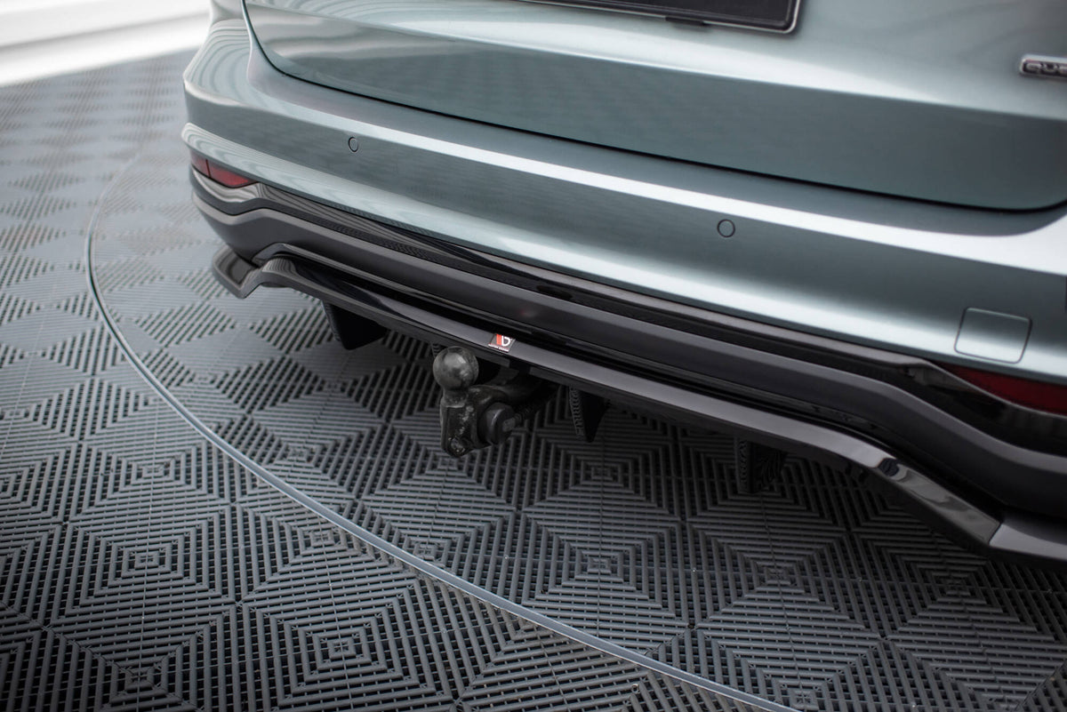 Street+ Mittlerer Diffusor RACE passend für Audi A6 Allroad C8 schwarz Hochglanz – Ansicht 3