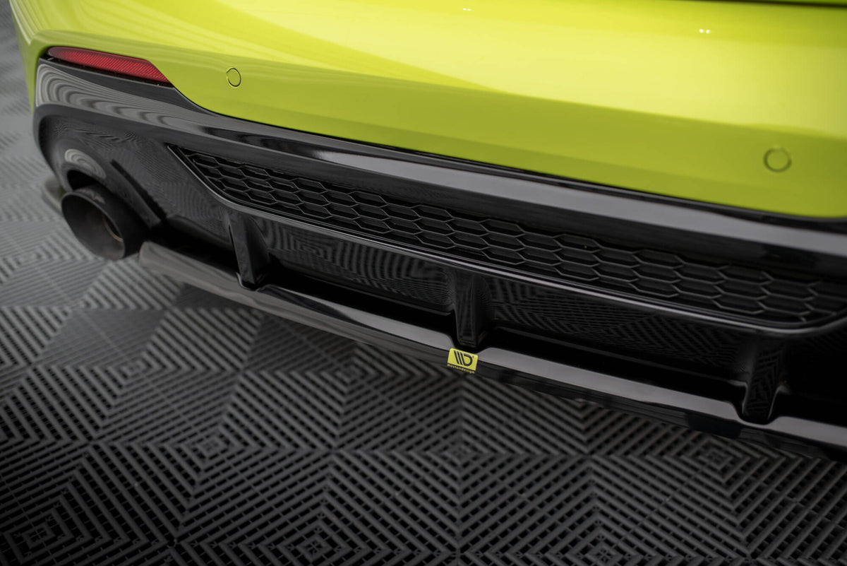 Heckansatz V.2 BMW M135i F40 schwarz Hochglanz – Ansicht 4