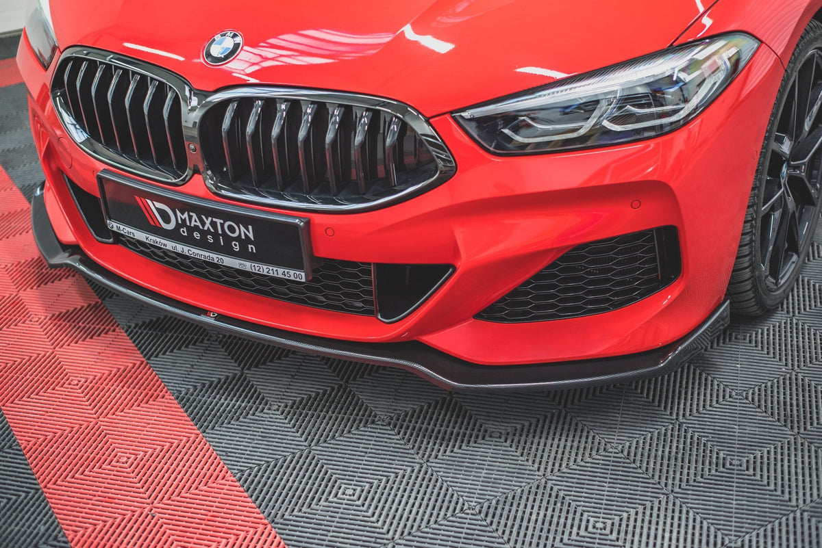 Street+ Spoilerlippe Front Ansatz V.2 passend für BMW 8 Coupe G15 / 8 Gran Coupe M Paket G16 schwarz Hochglanz – Ansicht 3