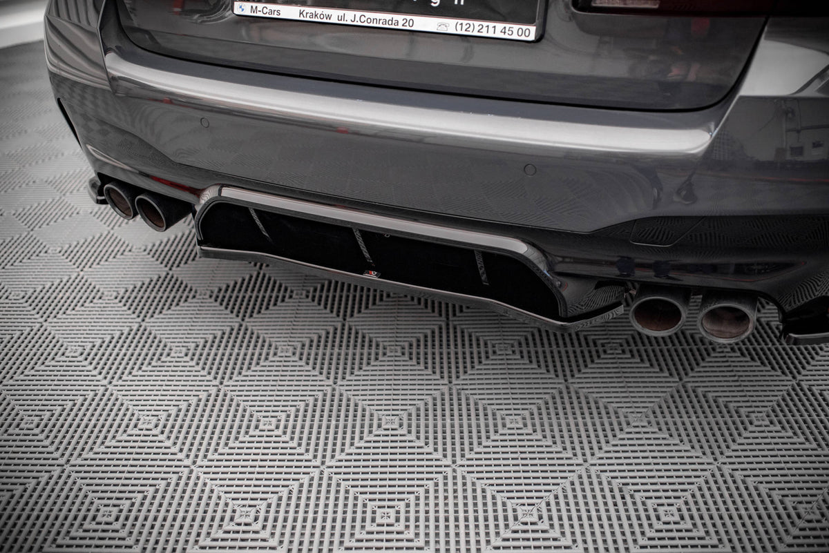 Heckansatz BMW M5 F90 schwarz Hochglanz – Ansicht 3