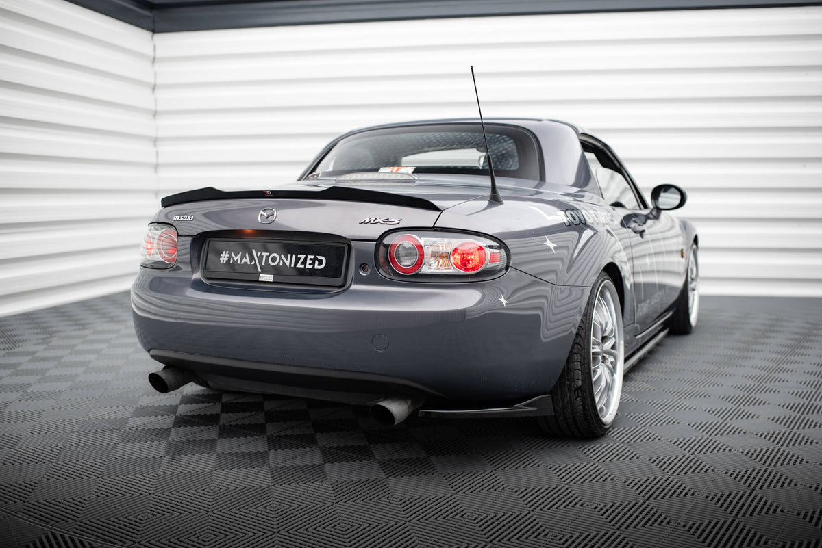 Heckspoiler Lippe Mazda MX-5 Mk3 (NC) Facelift schwarz Hochglanz – Ansicht 3