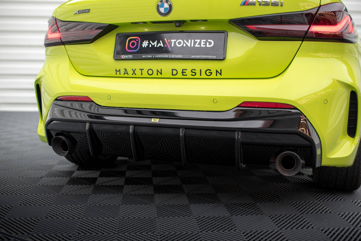 Diffusor Heck Ansatz V.3 passend für BMW 1er F40 M-Paket/ M135i / 128ti (Einzelauspuff li. re.) – Ansicht 8