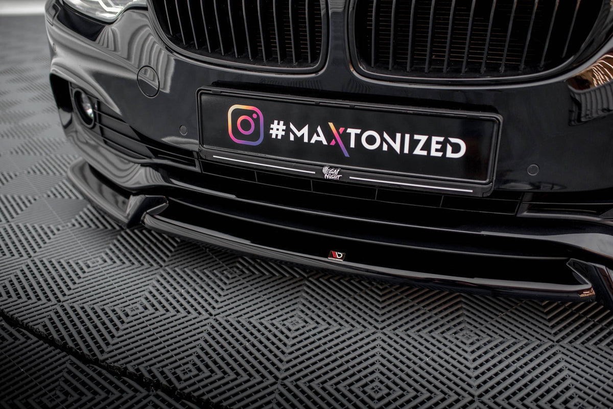 Street+ Spoilerlippe Front Ansatz V.2 passend für BMW 4er Coupe / Gran Coupe / Cabrio F32 / F36 / F33 schwarz Hochglanz – Ansicht 3