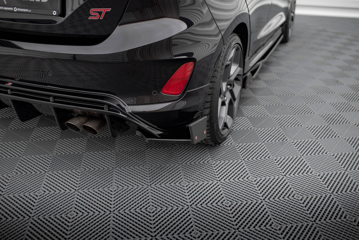 Heck Ansatz Flaps Diffusor passend für V.4 + Flaps Ford Fiesta ST Mk8 – Ansicht 3