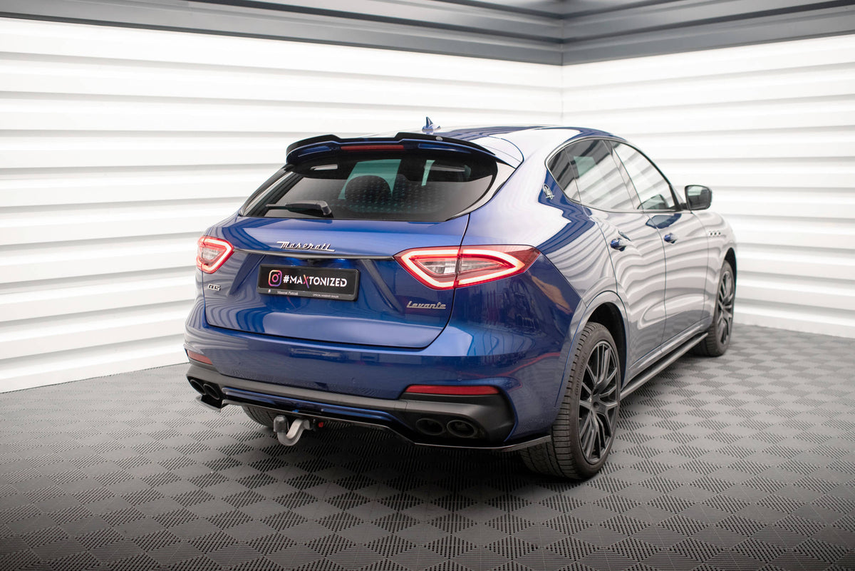 Street+ Mittlerer Diffusor RACE passend für Maserati Levante GTS Mk1 schwarz Hochglanz – Ansicht 8