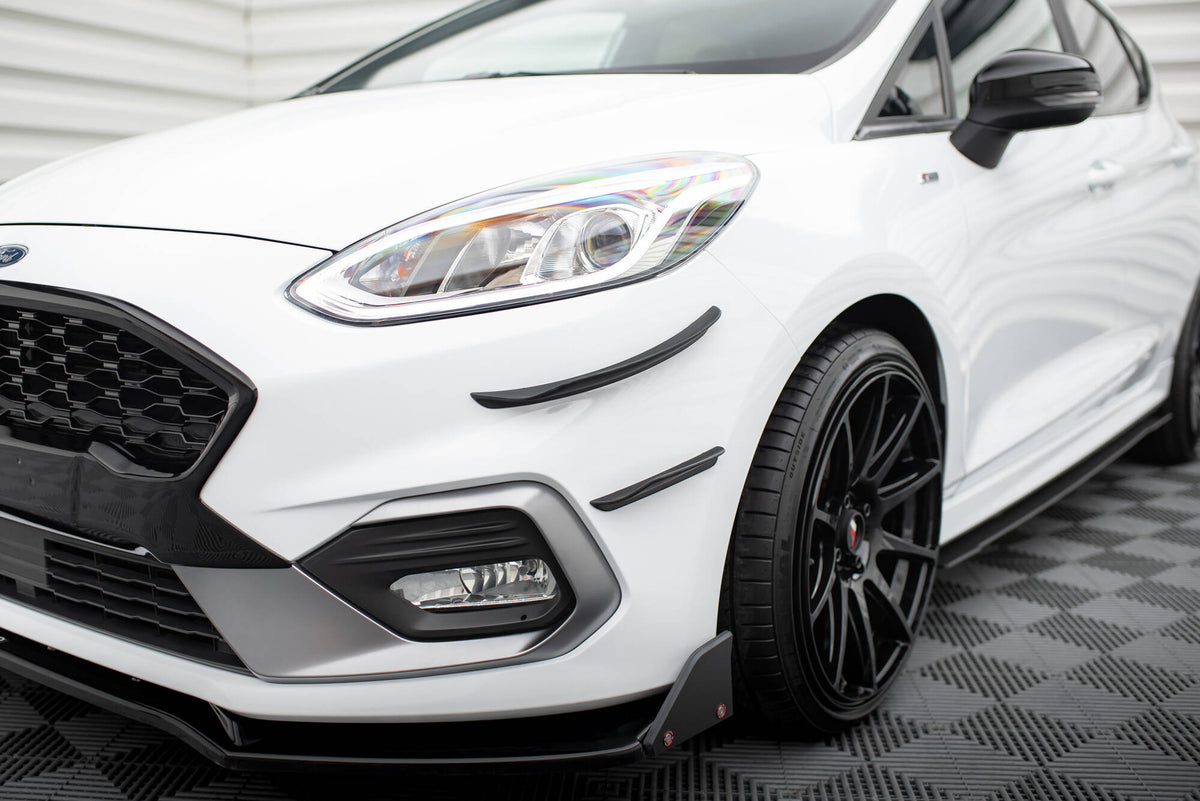 Stoßstangen Flaps Wings vorne Canards passend für V.3 Ford Fiesta Mk8 ST / ST-Line – Ansicht 1