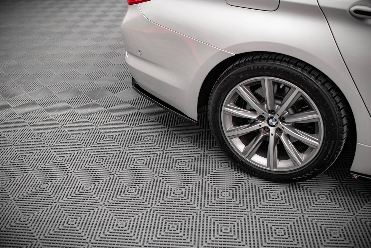 Heck Ansatz Flaps Diffusor passend für BMW 5er G30 / G31 schwarz Hochglanz – Ansicht 3