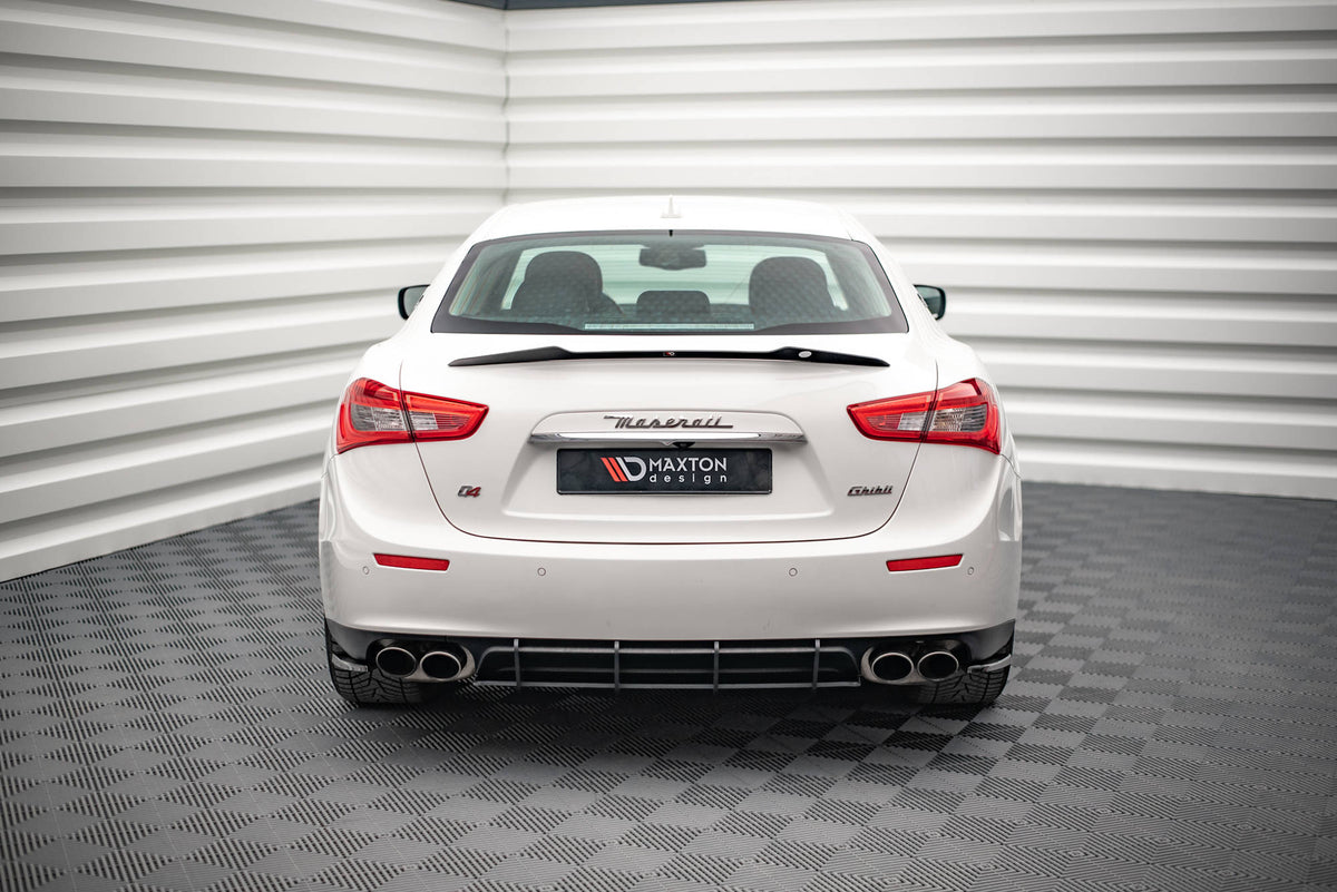 Heckspoiler Lippe Maserati Ghibli Modena Mk3 Facelift schwarz Hochglanz – Ansicht 3