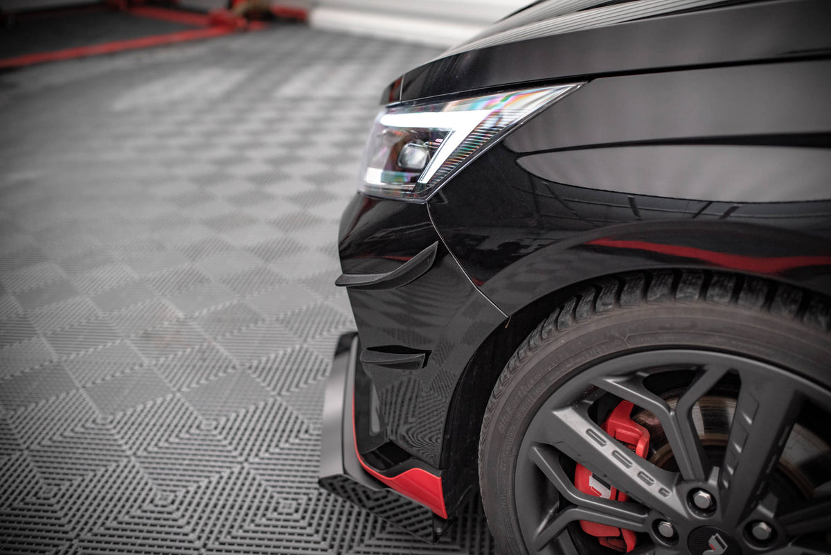 Stoßstangen Flaps Wings vorne Canards passend für VW Jetta GLI Mk7 Facelift 2 – Ansicht 4