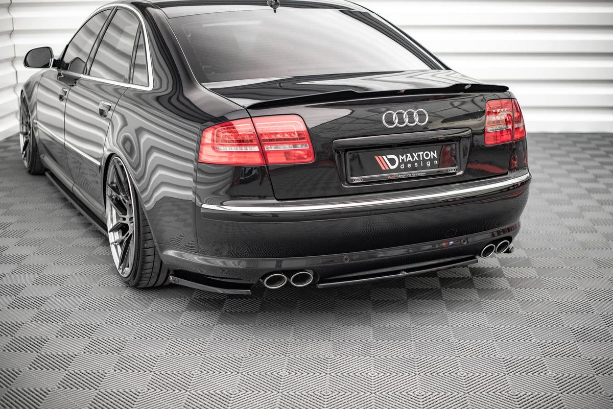 Heckansatz Audi S8 D3 schwarz Hochglanz – Ansicht 3