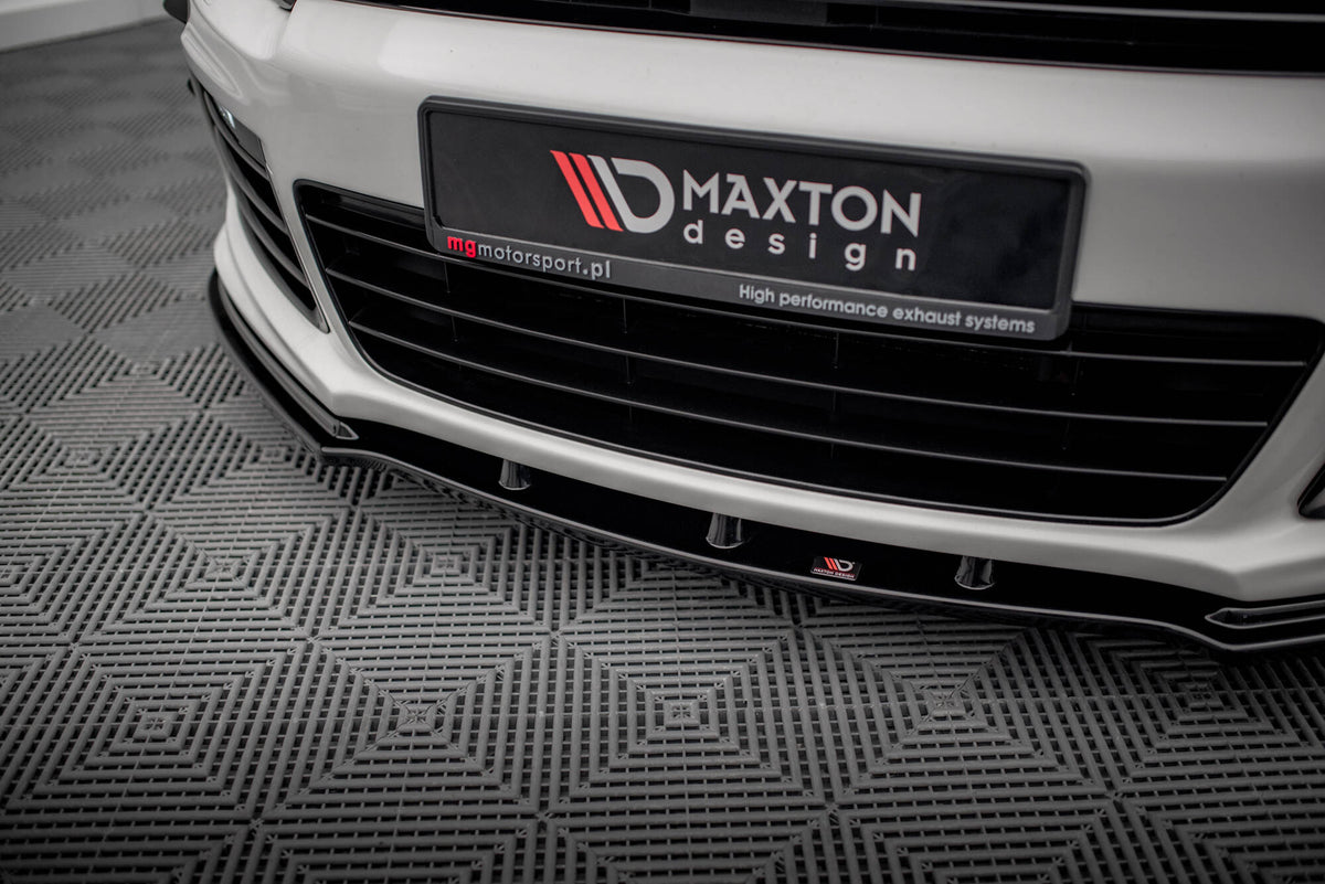 Street+ Spoilerlippe Front Ansatz passend für VW SCIROCCO R schwarz Hochglanz – Ansicht 4