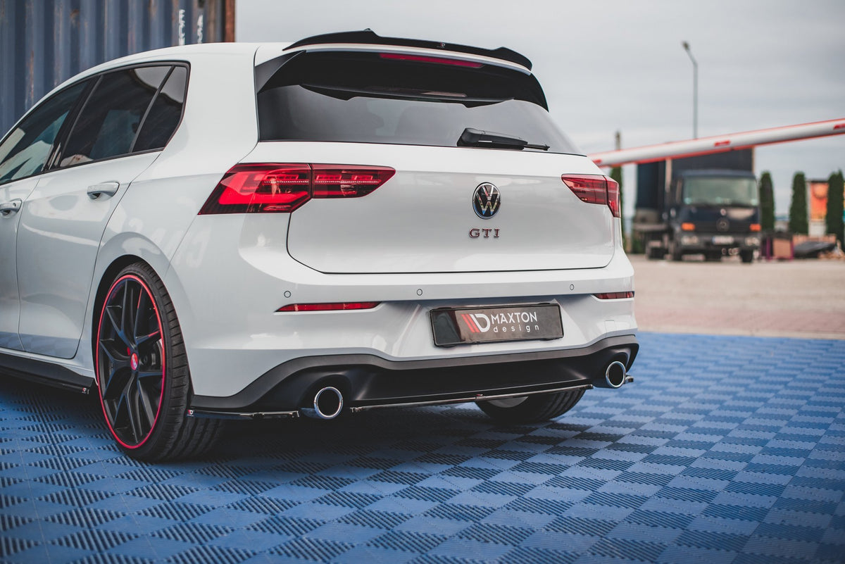 Heckansatz VW Golf GTI Mk8 schwarz Hochglanz – Ansicht 10