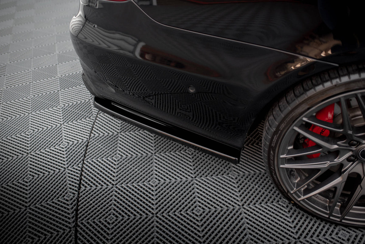 Street+ Mittlerer Diffusor RACE passend für Mercedes-Benz E63 AMG Limousine W212 Facelift schwarz Hochglanz – Ansicht 4