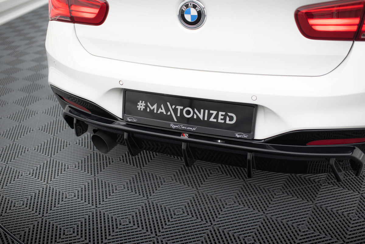 Diffusor Heck Ansatz V.3 passend für BMW 1er M-Paket F20 Facelift (Einzelauspuff li.) – Ansicht 4