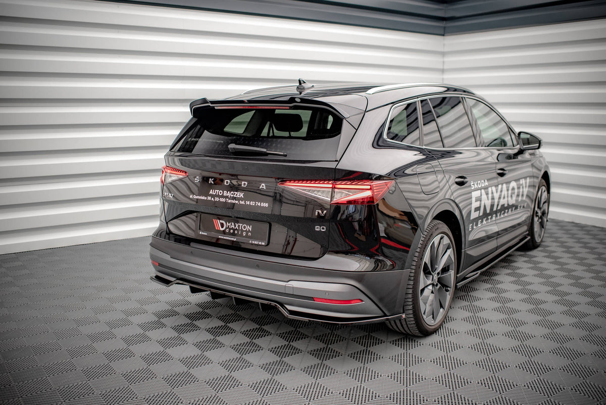 Street+ Mittlerer Diffusor RACE passend für Skoda Enyaq iV schwarz Hochglanz – Ansicht 5