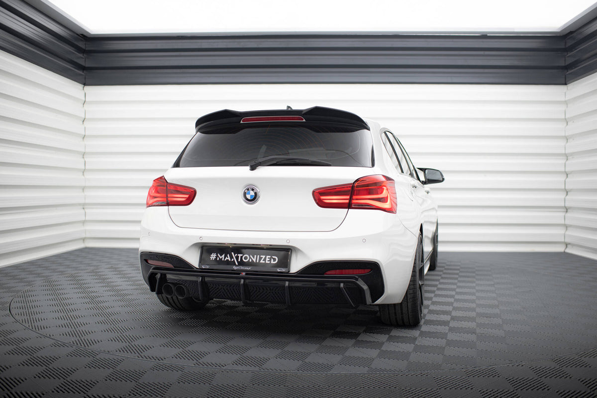 Diffusor Heck Ansatz V.3 passend für BMW 1er M-Paket F20 Facelift (Doppelauspuff li.) – Ansicht 3