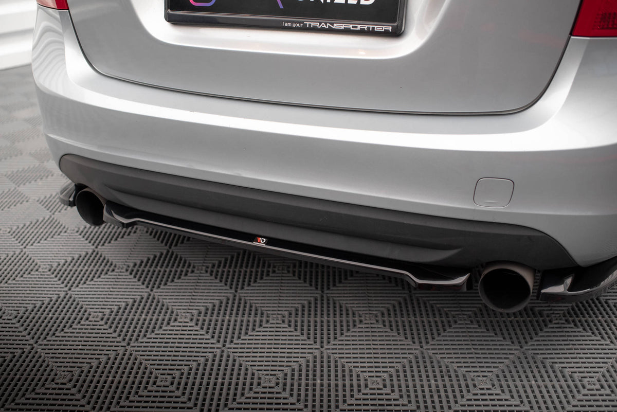 Heckansatz Volvo S60 Mk2 schwarz Hochglanz – Ansicht 3