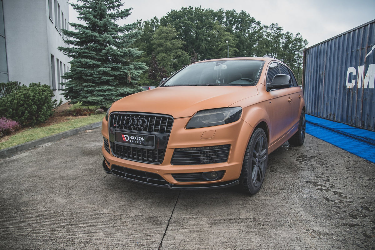 Street+ Spoilerlippe Front Ansatz passend für Audi Q7 S-Line Mk.1 schwarz Hochglanz – Ansicht 5