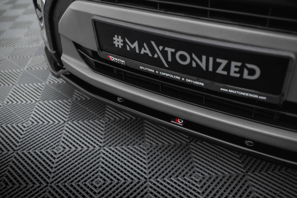Street+ Spoilerlippe Front Ansatz V.2 passend für Suzuki Vitara S Mk2 schwarz Hochglanz – Ansicht 4