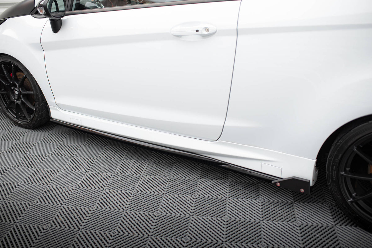 Street+ Seitenschweller Leisten passend für V.4 + Flaps Ford Fiesta ST / ST-Line Mk7 – Ansicht 4