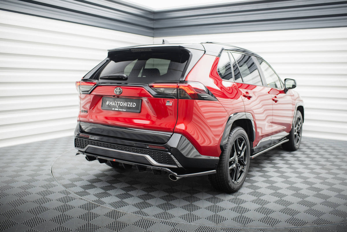 Street+ Mittlerer Diffusor RACE passend für Toyota RAV4 GR Sport Mk5 schwarz Hochglanz – Ansicht 5