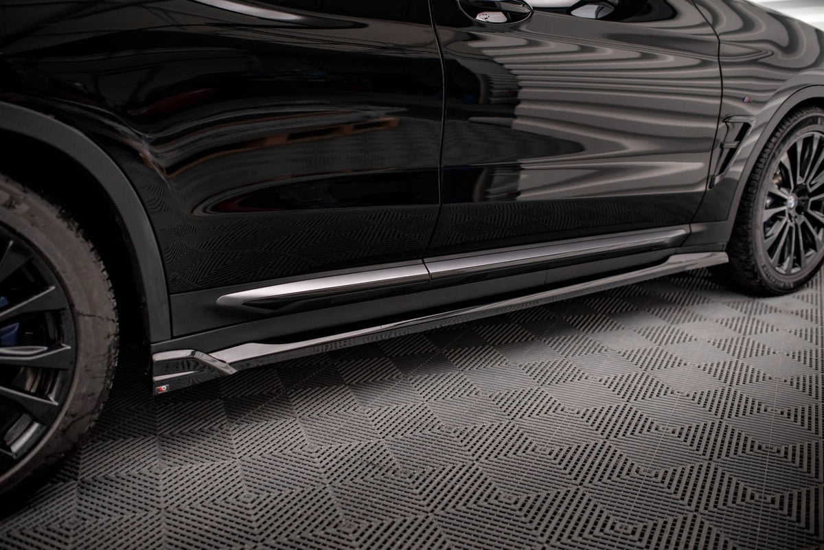 Street+ Seitenschweller Leisten passend für BMW X3 G01 schwarz Hochglanz – Ansicht 4