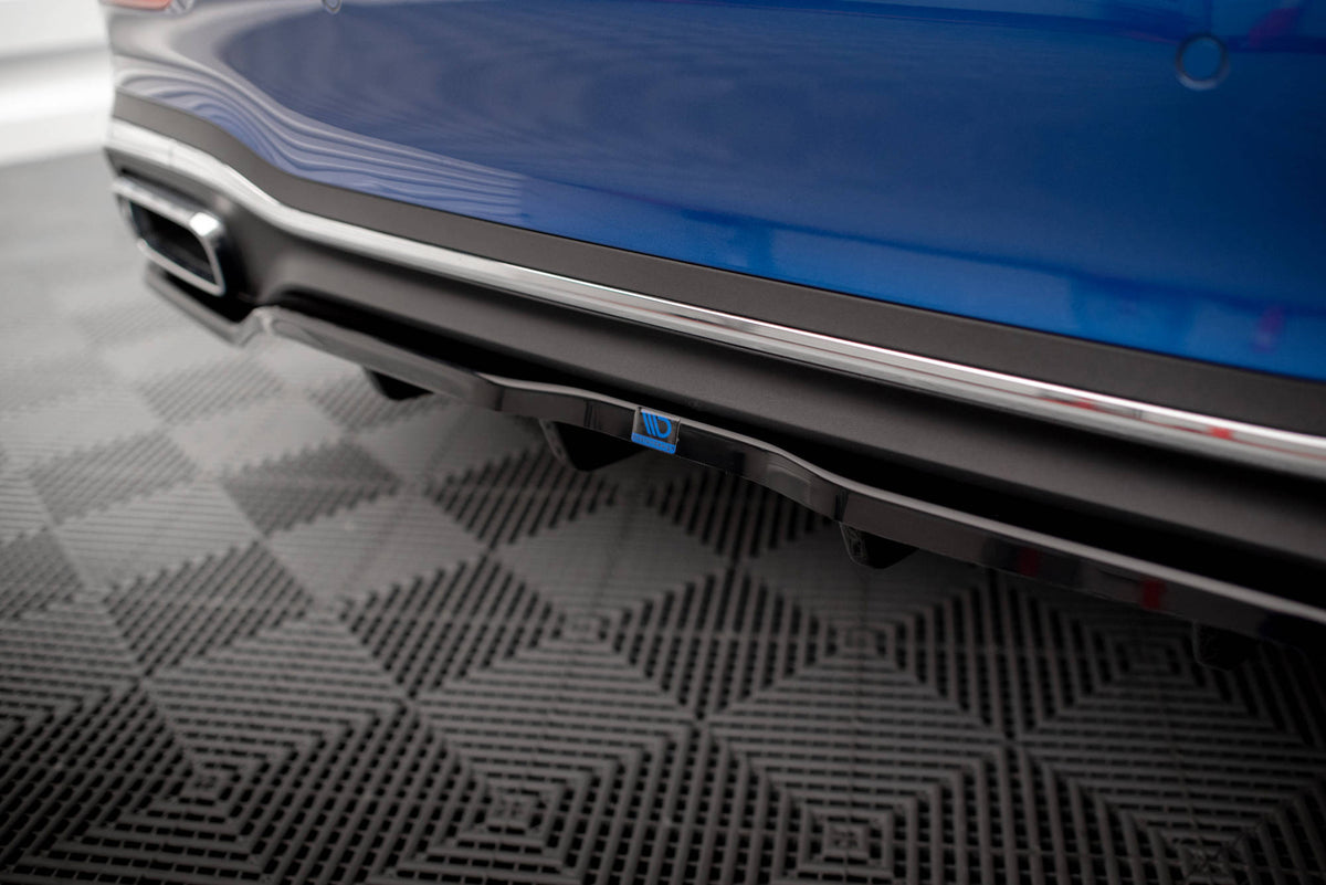 Street+ Mittlerer Diffusor RACE passend für Mercedes-Benz C AMG-Line W206 schwarz Hochglanz – Ansicht 4