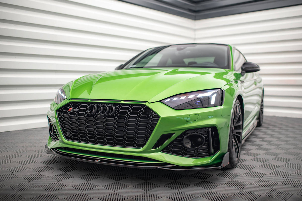 Street+ Spoilerlippe Front Ansatz V.1 + Flaps passend für Audi RS5 F5 Facelift – Ansicht 4