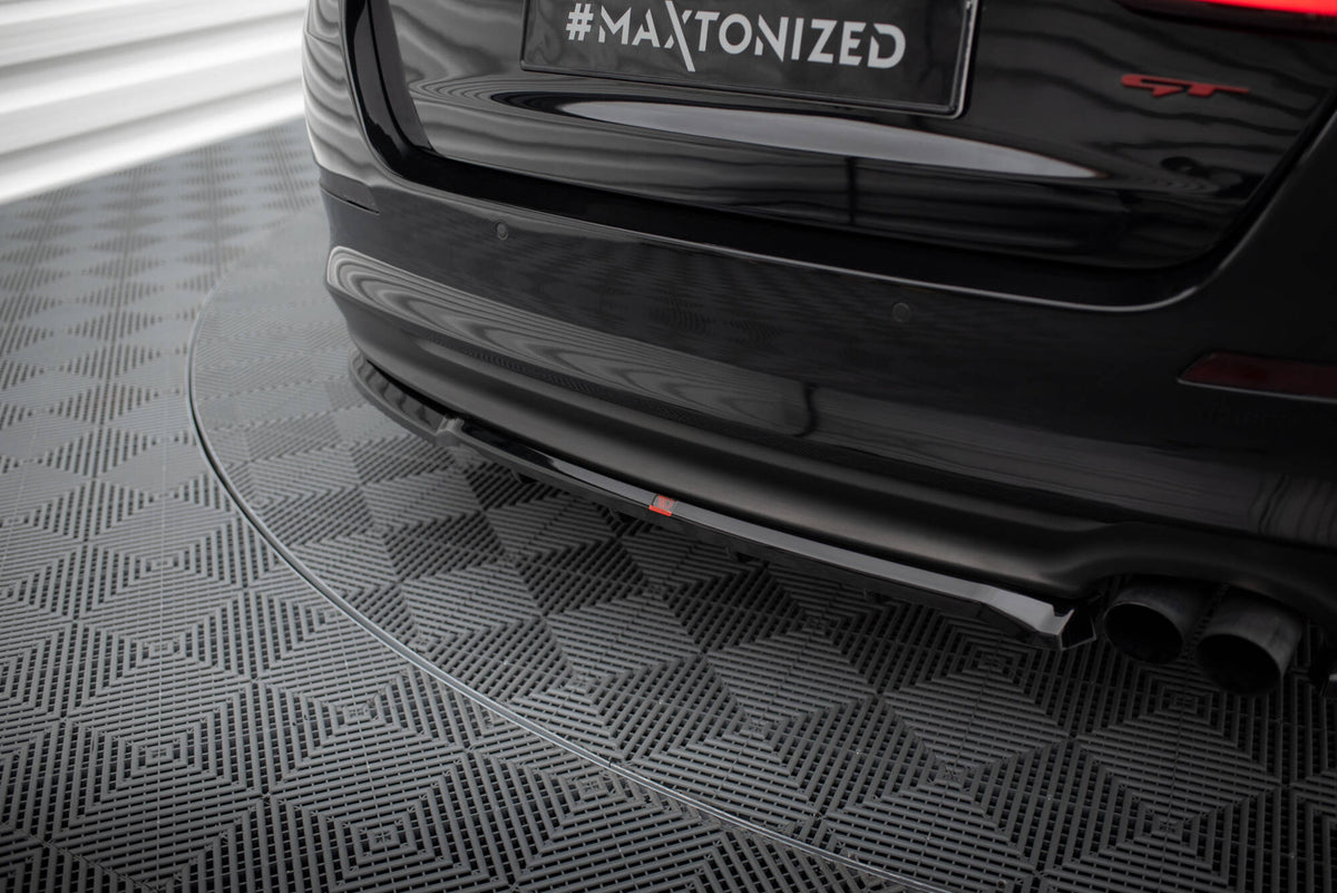 Street+ Mittlerer Diffusor RACE passend für Kia Optima Mk3 schwarz Hochglanz – Ansicht 6