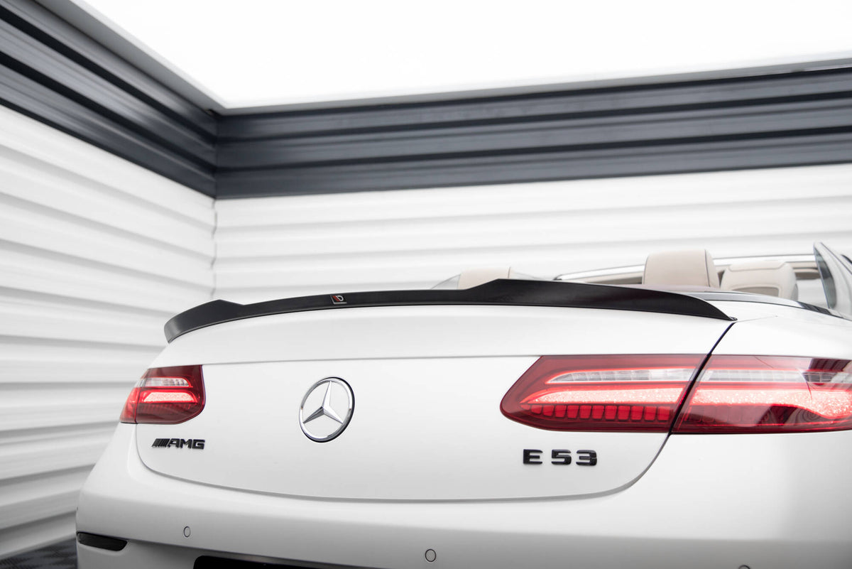 Heckspoiler Lippe Mercedes-Benz E Cabriolet AMG-Line / E53 AMG A238 schwarz Hochglanz – Ansicht 3