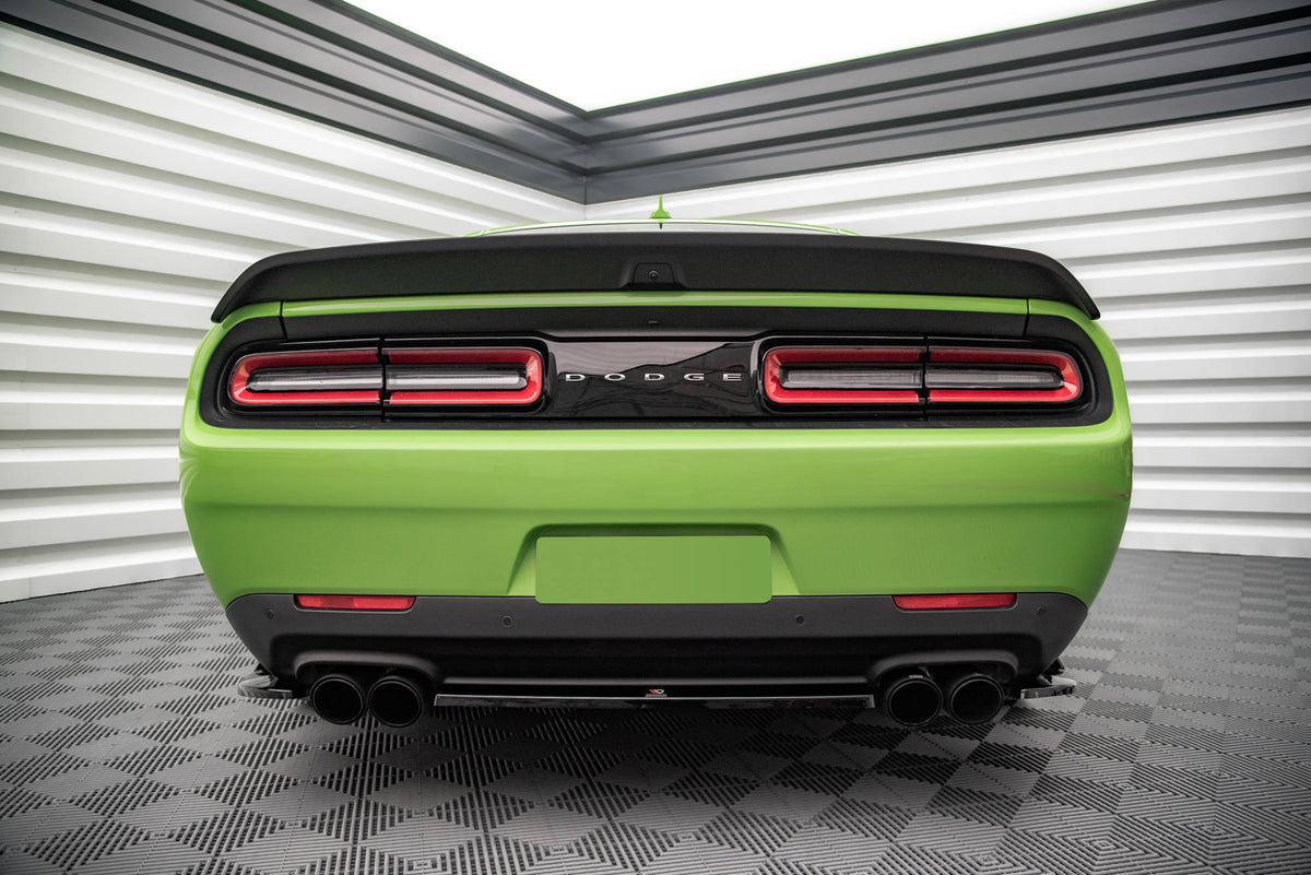 Heckansatz Dodge Challenger SRT Hellcat Widebody Mk3 schwarz Hochglanz – Ansicht 3