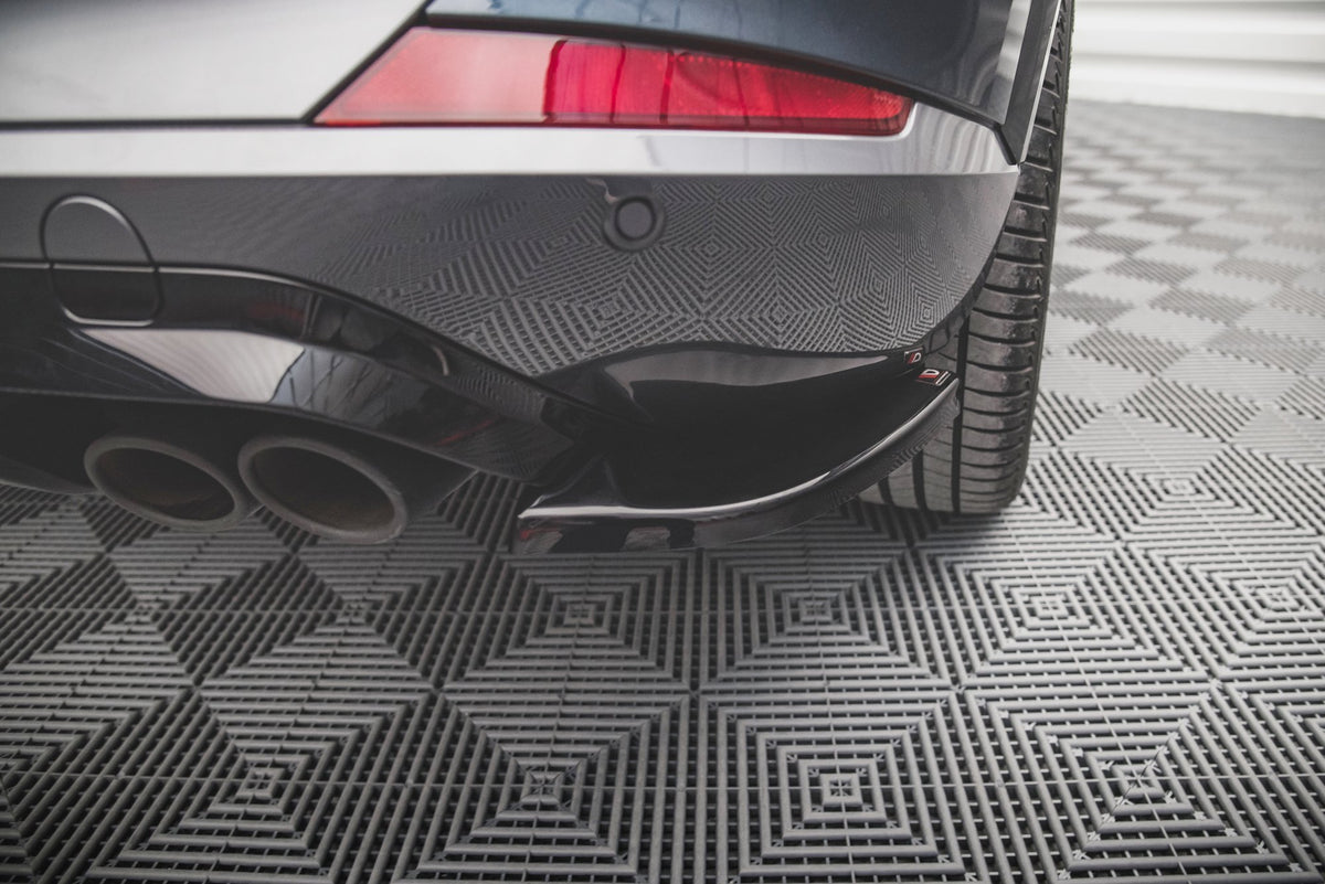 Heck Ansatz Flaps Diffusor V.1 passend für Cupra Formentor VZ Mk1 / Mk1 Facelift schwarz Hochglanz – Ansicht 3