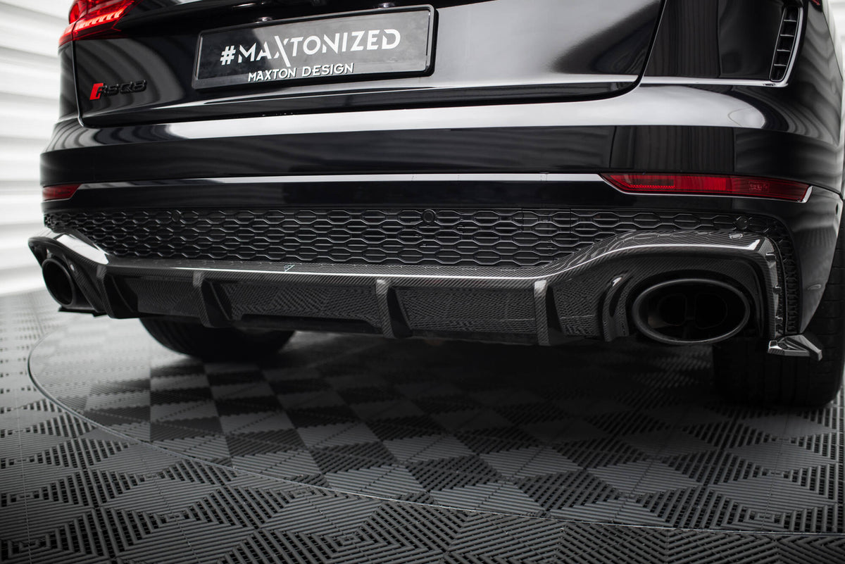 Prepreg Carbon Fiber Diffusor Heck Ansatz passend für Audi RSQ8 Mk1 – Ansicht 8