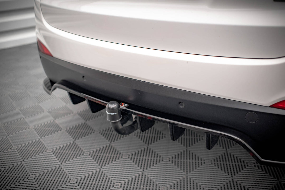 Street+ Mittlerer Diffusor RACE passend für Hyundai ix35 Mk1 schwarz Hochglanz – Ansicht 4