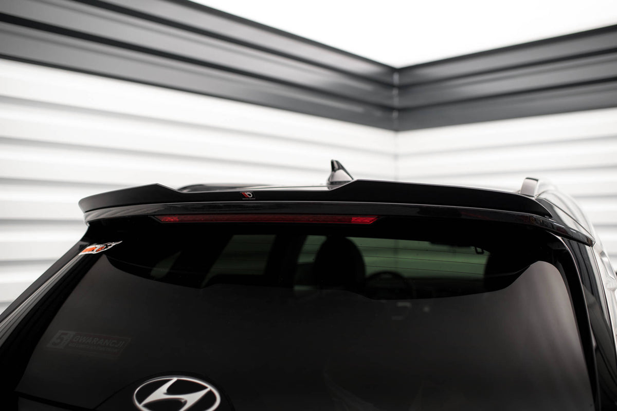 Heckspoiler Lippe Hyundai Tucson Mk4 Facelift schwarz Hochglanz – Ansicht 3