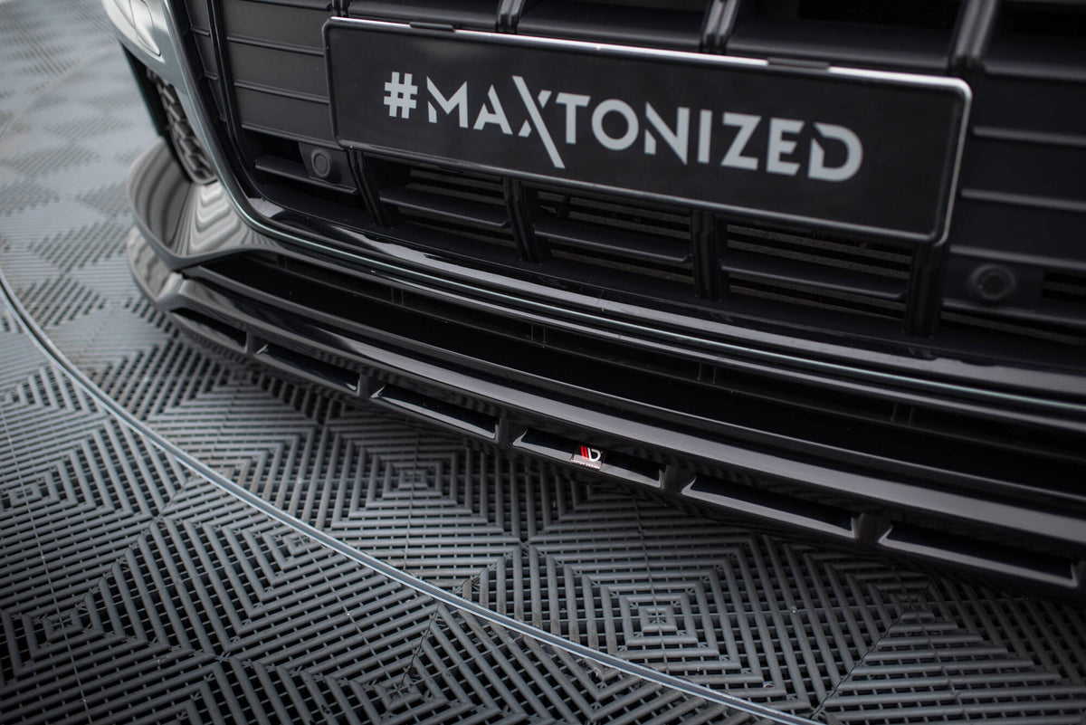 Street+ Spoilerlippe Front Ansatz passend für Audi A6 Allroad C8 schwarz Hochglanz – Ansicht 4