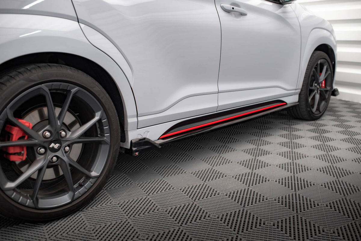 Street+ Seitenschweller Leisten passend für V.1 + Flaps passend für Hyundai Kona N Mk1 – Ansicht 9