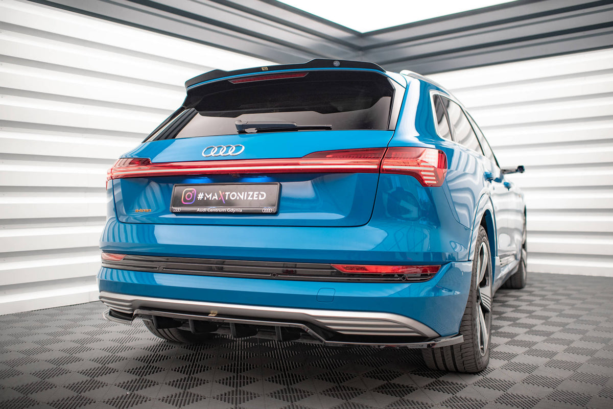 Street+ Mittlerer Diffusor RACE passend für Audi e-tron schwarz Hochglanz – Ansicht 4