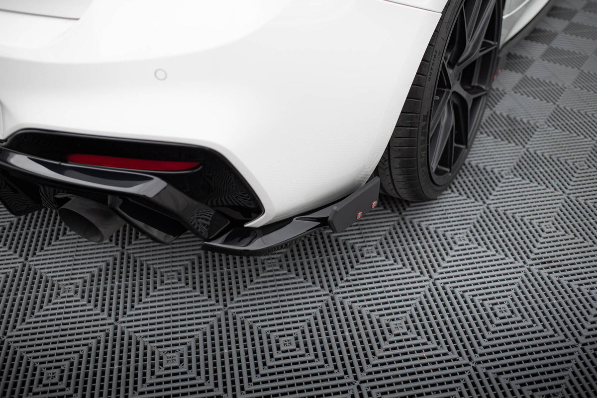 Heck Ansatz Flaps Diffusor V.5 + Flaps passend für (Für heckansatz V.3) BMW 1er M-Paket / M140i F20 Facelift – Ansicht 3