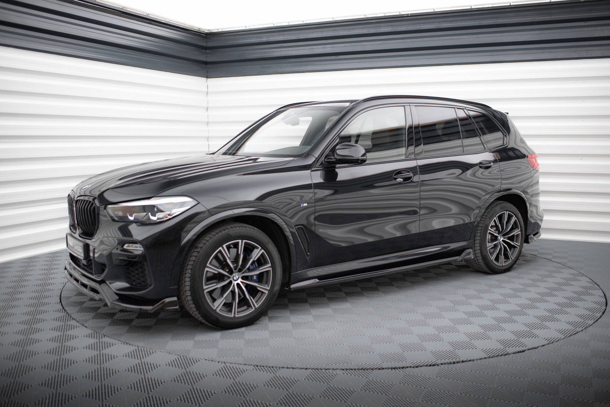 Street+ Seitenschweller Leisten V.2 passend für BMW X5 M-Paket G05 schwarz Hochglanz – Ansicht 3