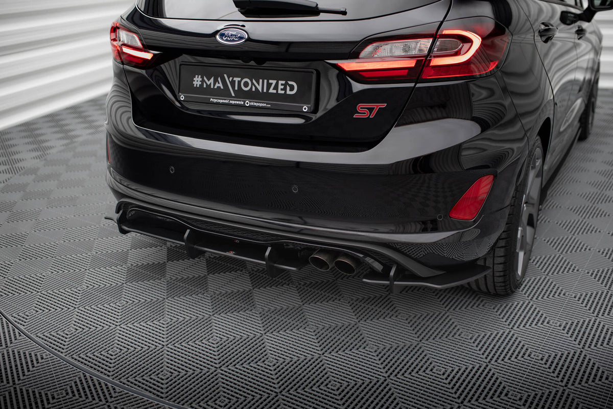 Robuste Racing Diffusor Heck Ansatz passend für Ford Fiesta Mk8 ST – Ansicht 3