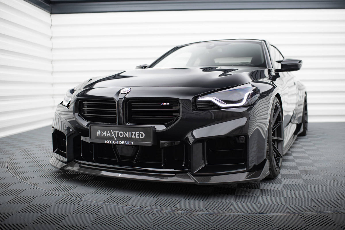 Prepreg Carbon Fiber Street+ Spoilerlippe Front Ansatz V.1 passend für BMW M2 G87 – Ansicht 4