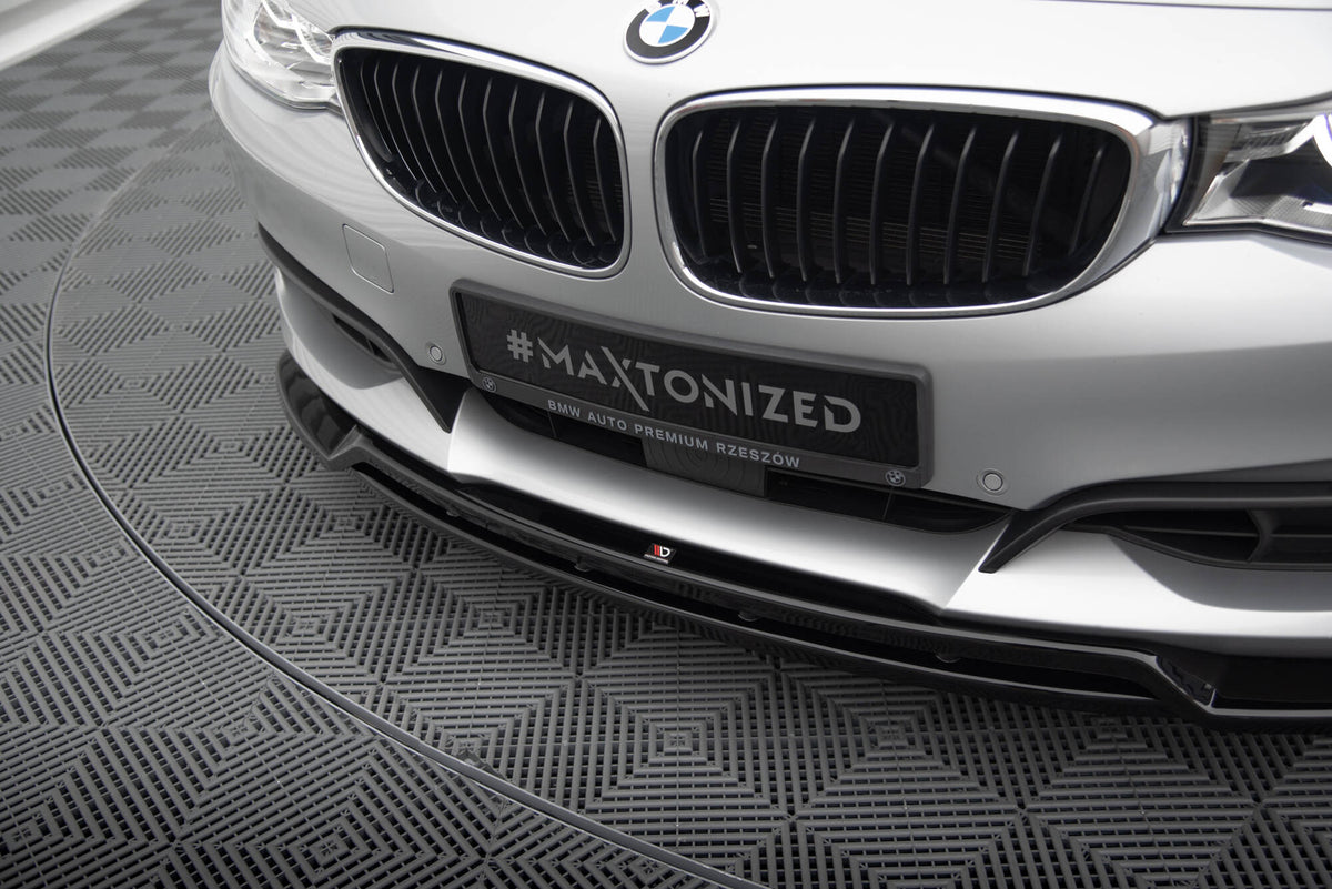 Street+ Spoilerlippe Front Ansatz passend für BMW 3er GT F34 schwarz Hochglanz – Ansicht 4