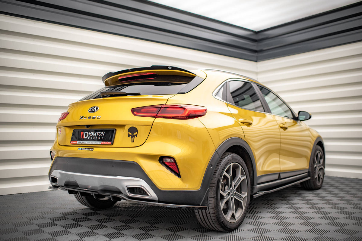 Street+ Mittlerer Diffusor RACE passend für Kia XCeed Mk1 schwarz Hochglanz – Ansicht 3