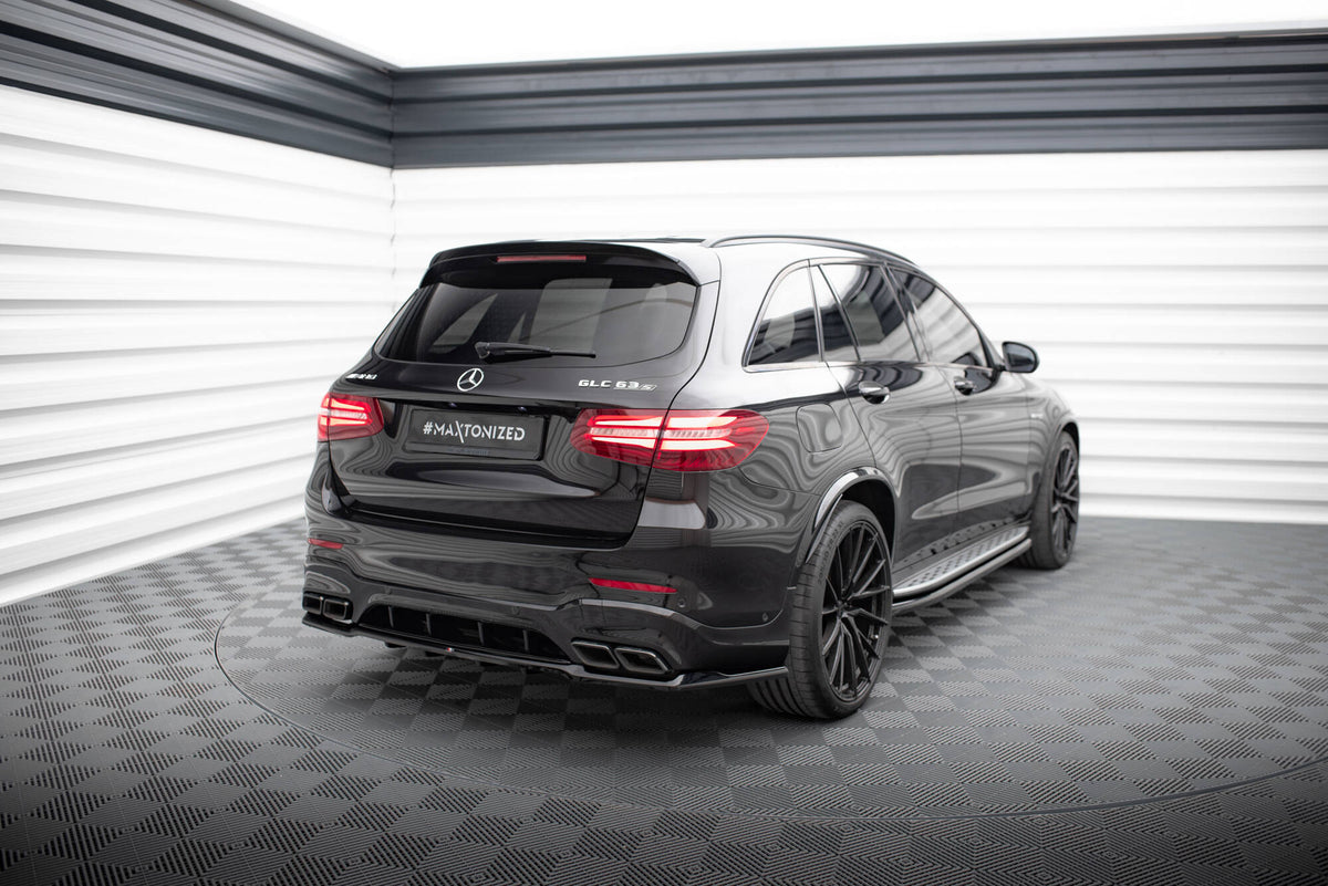 Street+ Mittlerer Diffusor RACE V.2 passend für Mercedes-AMG GLC 63 SUV X253 schwarz Hochglanz – Ansicht 1